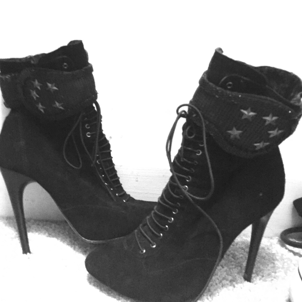Black heels